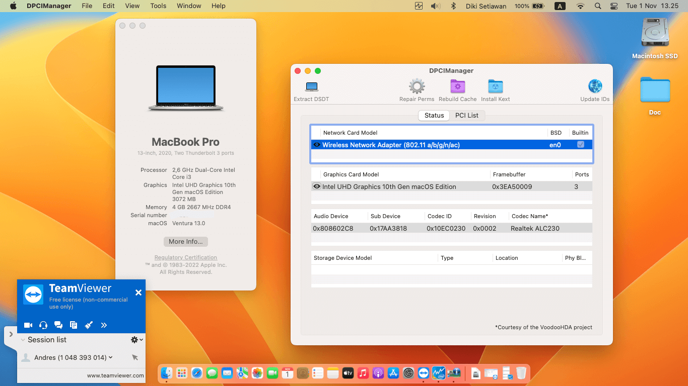 Lenovo IdeaPad Slim 3 15IML05 2nd [CometLake   Intel UHD 10Th Gen + I2C]   OpenCore 1